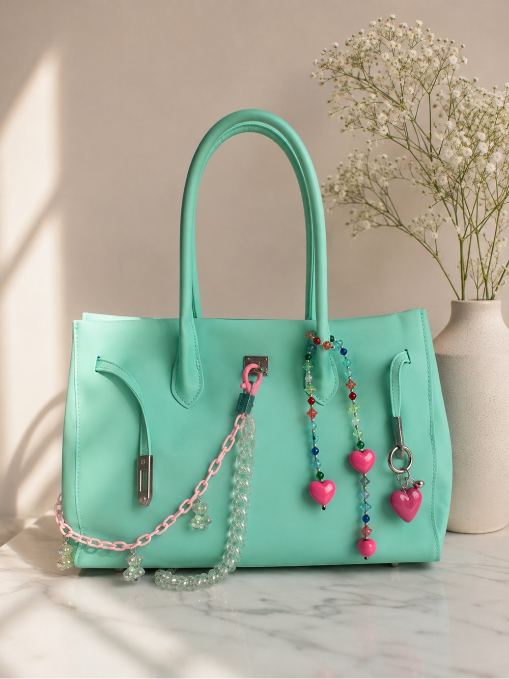 New Jelly firkin bag Tiffany blue.